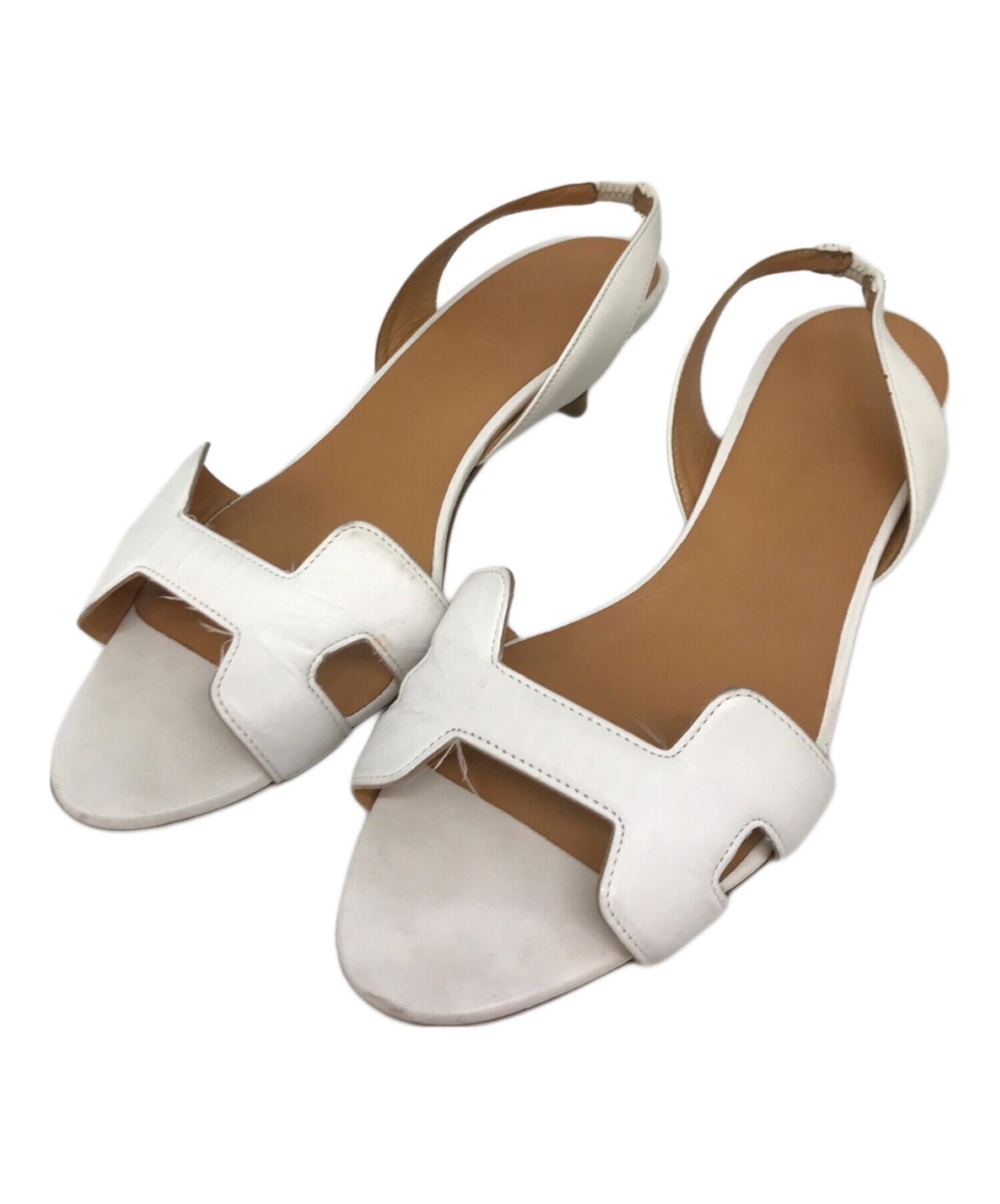 エルメス オラン サンダル ホワイト エルメス HERMES オラン サンダル