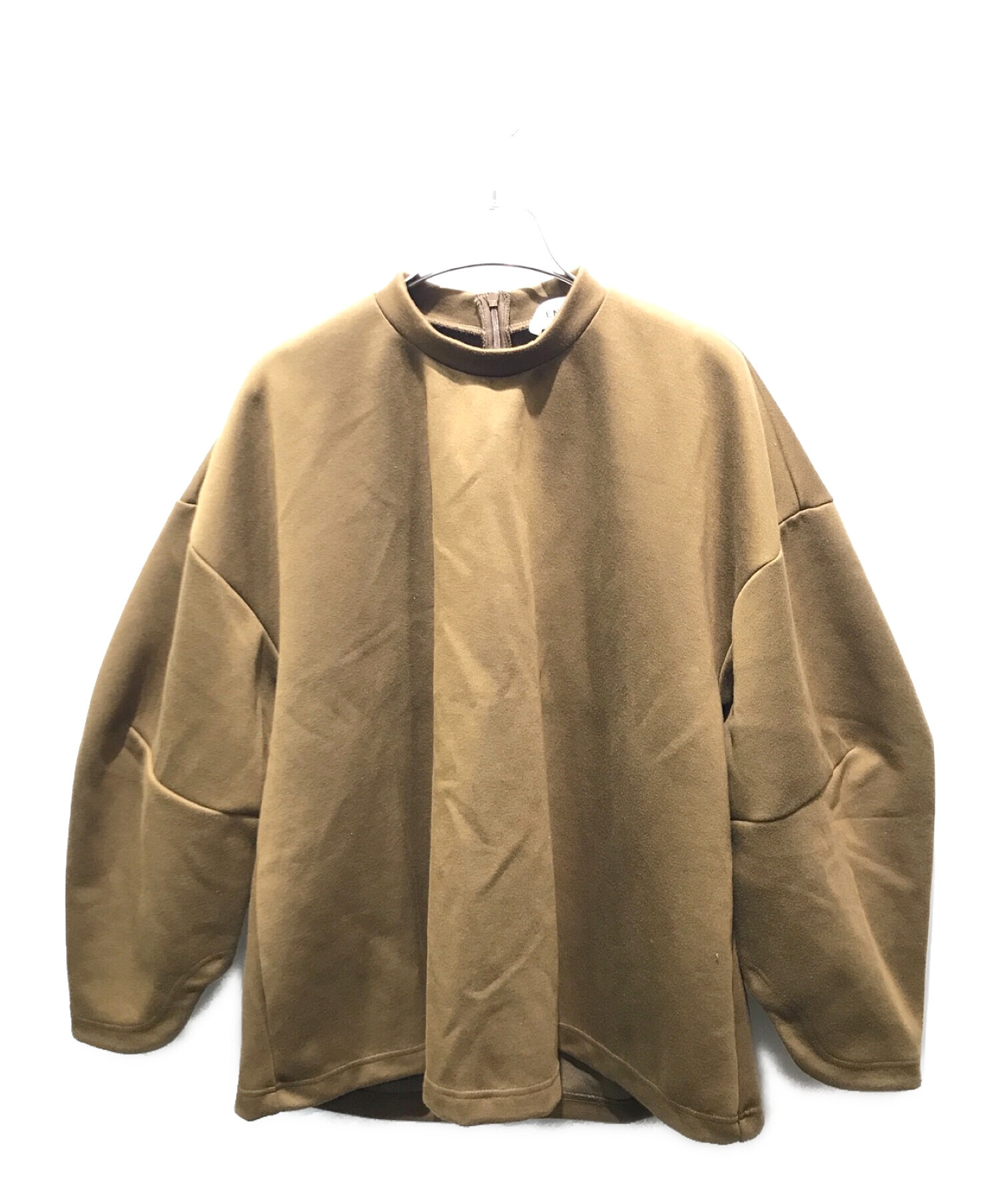 ENFOLD(エンフォルド)VASE PULLOVER プルオーバー　38 中古・古着通販】ENFOLD (エンフォルド) VASE PULLOVER ブラウン