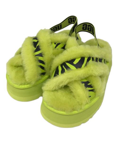 ⭐️レア⭐️UGG DISCO CROSSスライドサンダル 　　【アニマル】【蛍光】 中古・古着通販】UGG (アグ) Disco Cross Slide Animalia 1128213