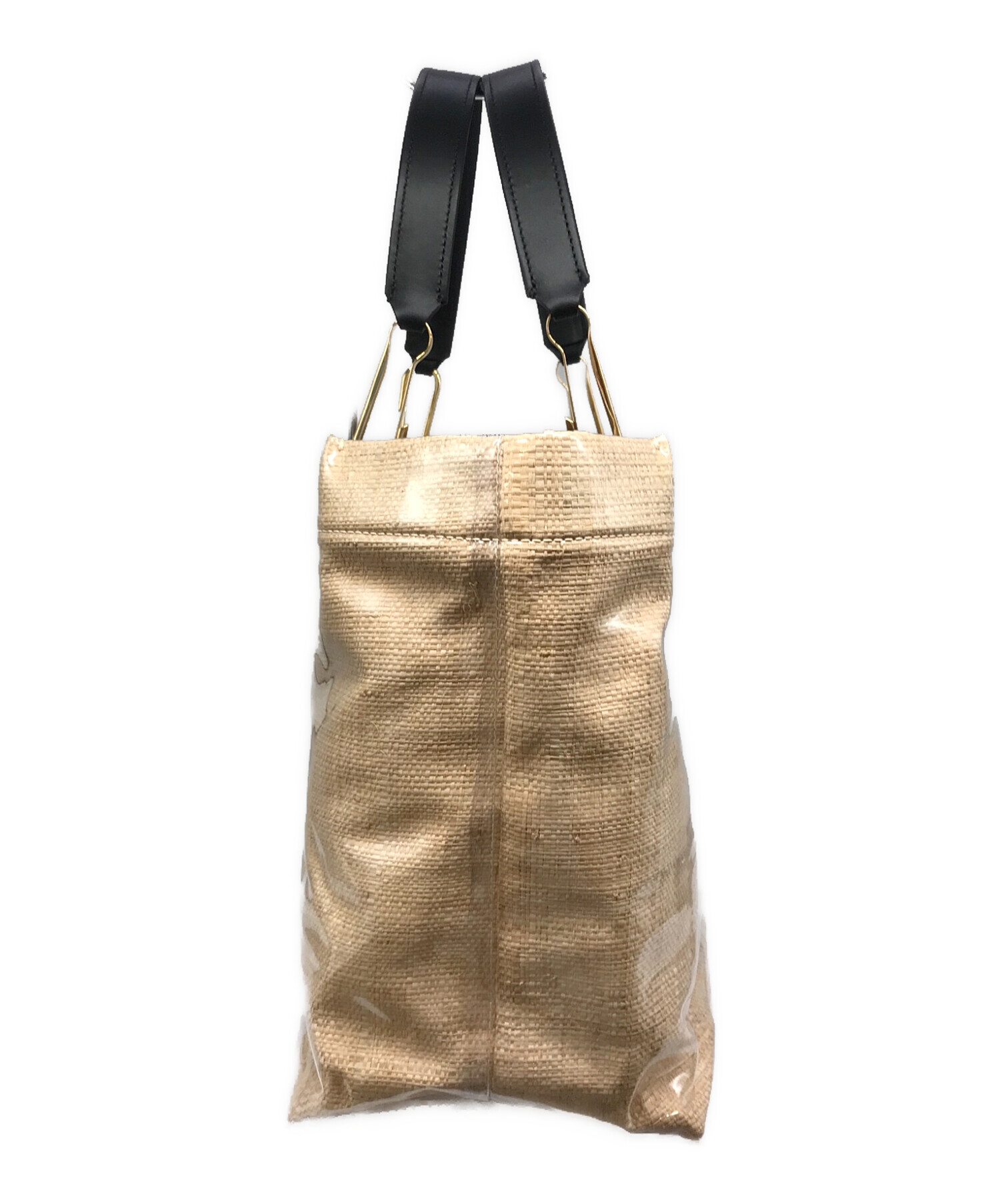 中古・古着通販】MARNI (マルニ) グロッシーグリップトートバッグ 