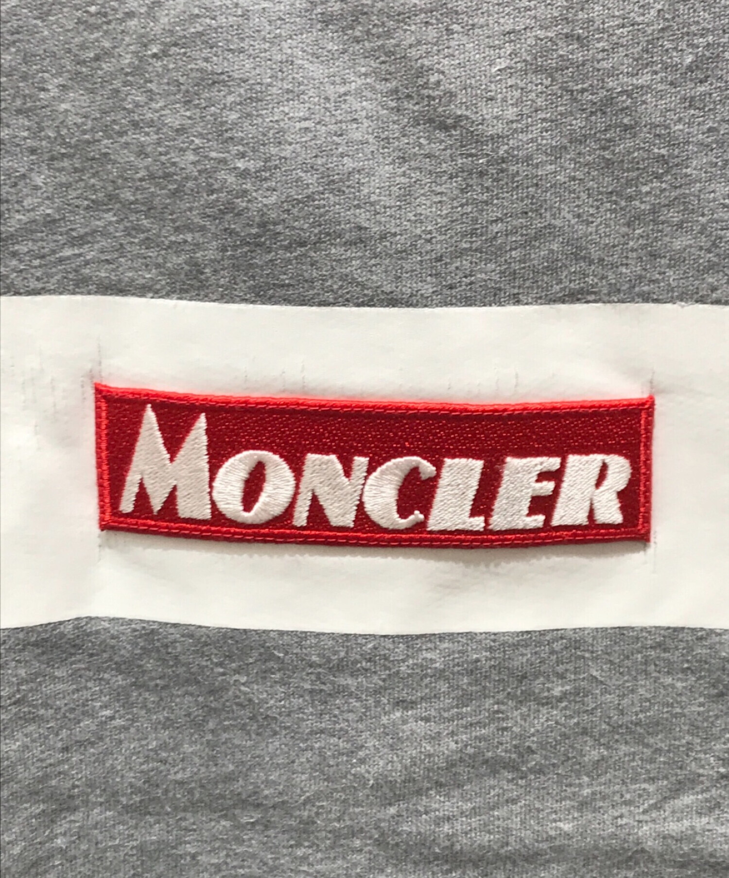 中古・古着通販】MONCLER (モンクレール) BOXロゴワッペン付 クルー  