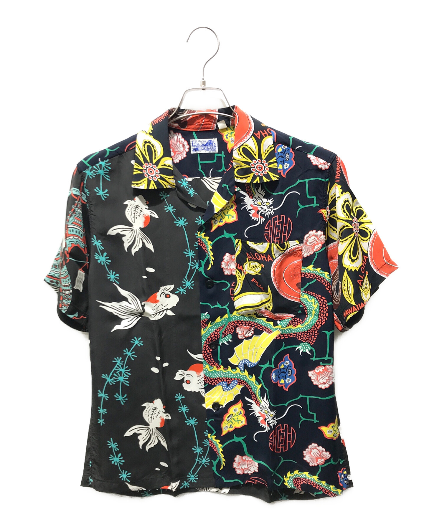 ビームス　雷門　クレイジーアロハ BEAMS ビームス 別注 雷門 クレイジー アロハシャツ