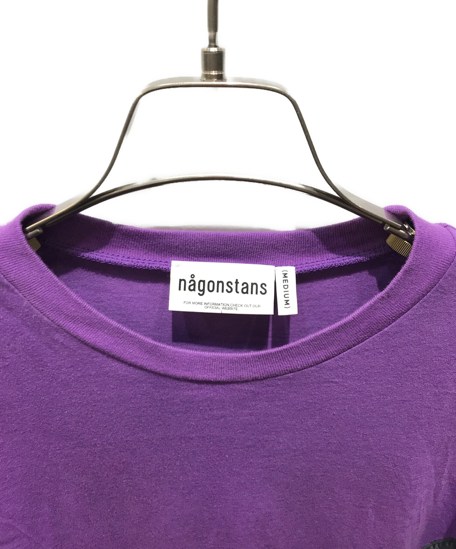 中古・古着通販】nagonstans (ナゴンスタンス) combination t-shirt
