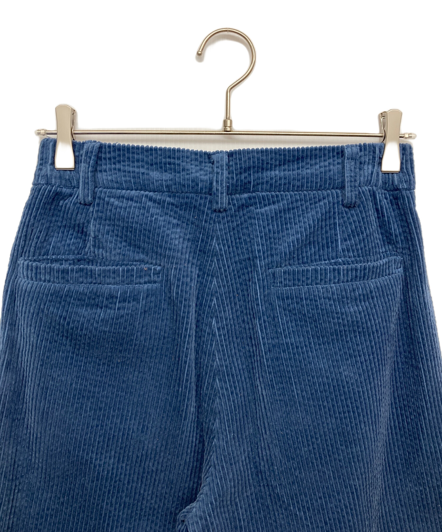 中古・古着通販】harapeco (ハラペコ) コーデュロイパンツ ブルー 