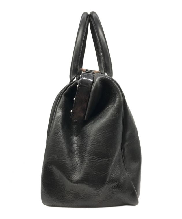 中古・古着通販】JULIUS (ユリウス) レザードクターバッグ ブラック