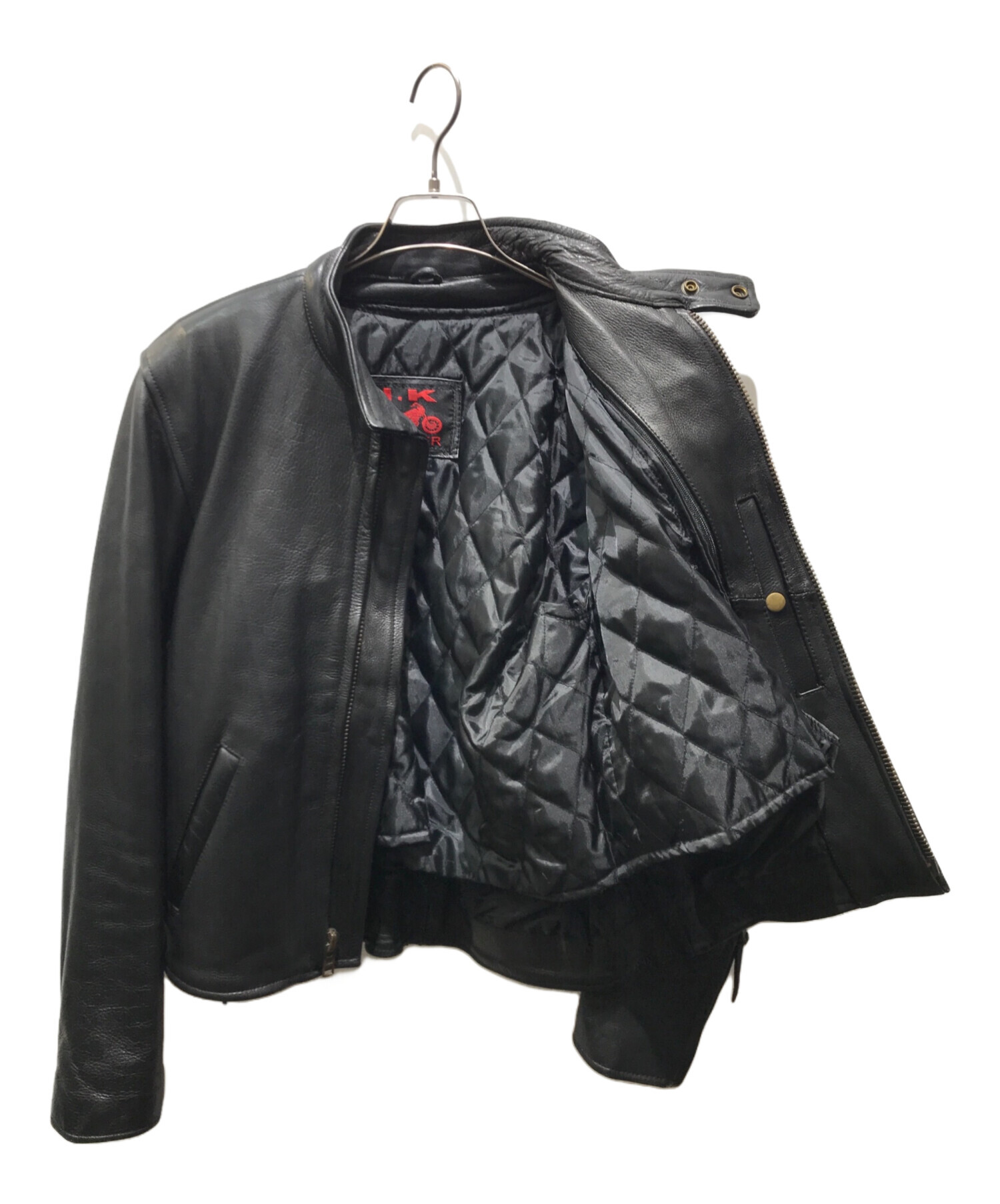 中古・古着通販】IK LEATHER (不明) ライナー付シングルライダース