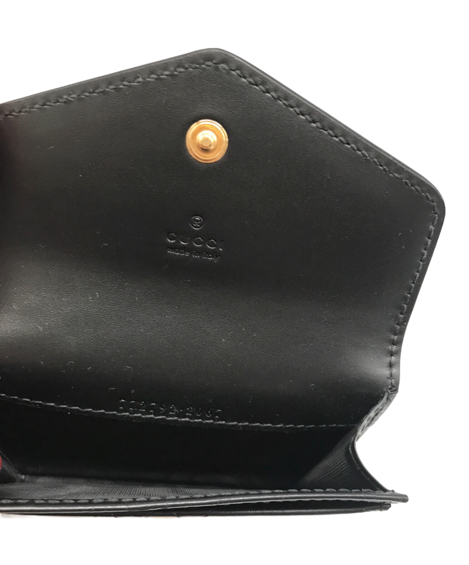 中古・古着通販】GUCCI (グッチ) GGカードケース 772792 2067 ブラック