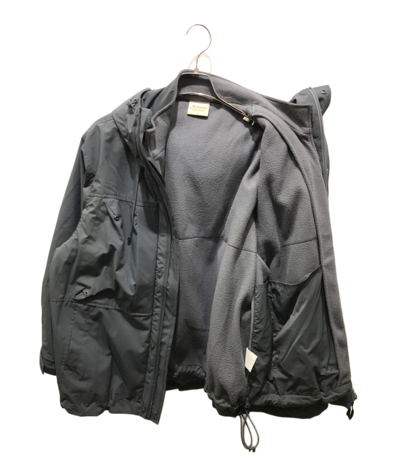 nomiamo ノミアモ ジャケット メンズ 【古着】【中古】 中古・古着通販】NOTHOMME (ノットオム) ライナー付ジャケット グレー