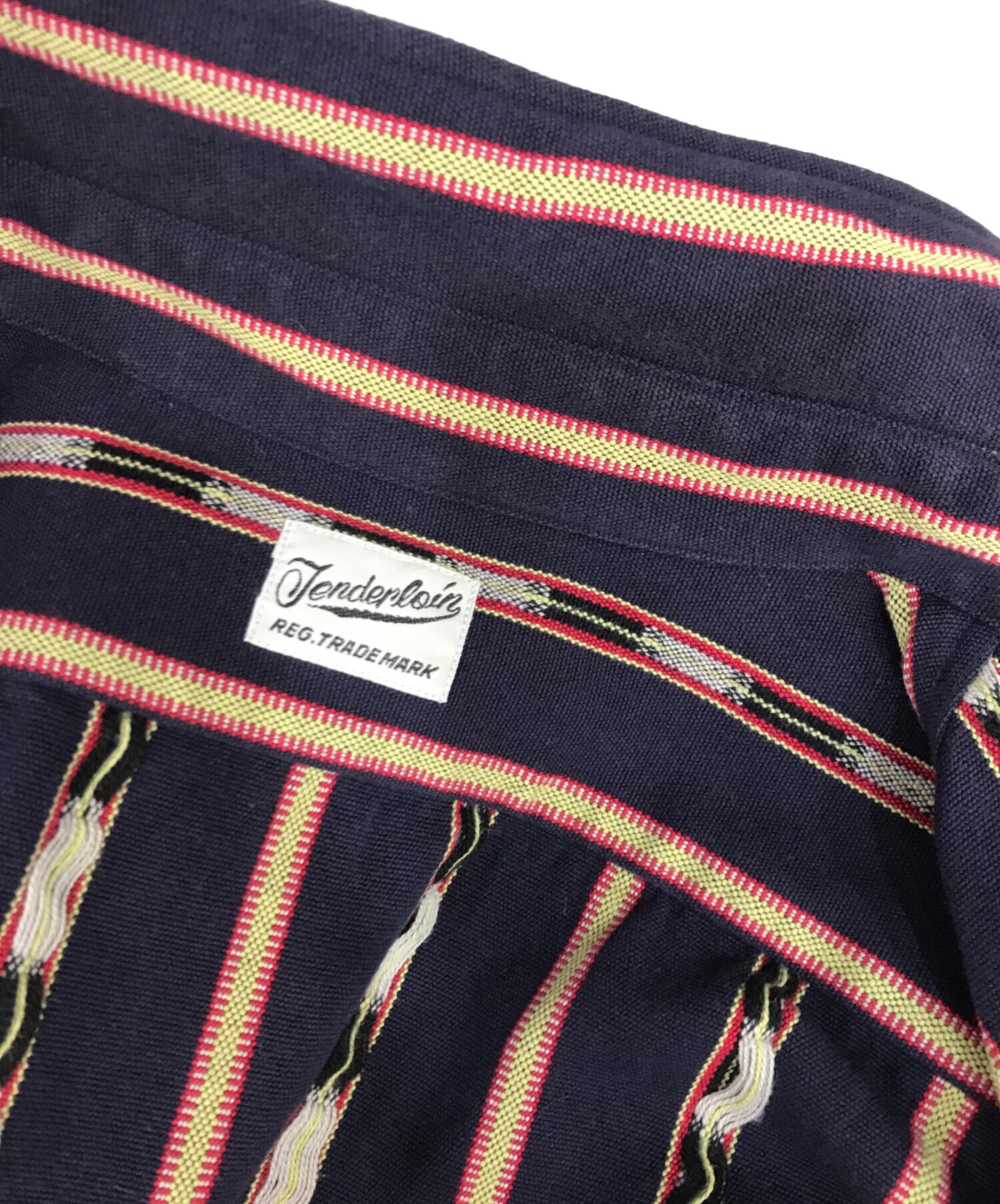 TENDERLOINテンダーロインストライプ 半袖シャツ S TENDERLOIN テンダーロイン STRIPE WORK SHT S/S ストライプ 半袖