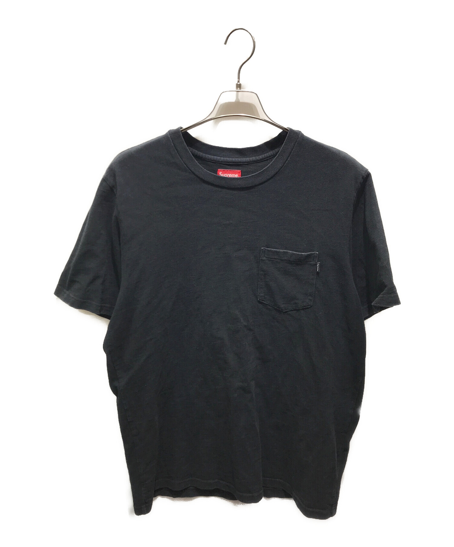 中古・古着通販】SUPREME (シュプリーム) ポケットTシャツ ブラック 