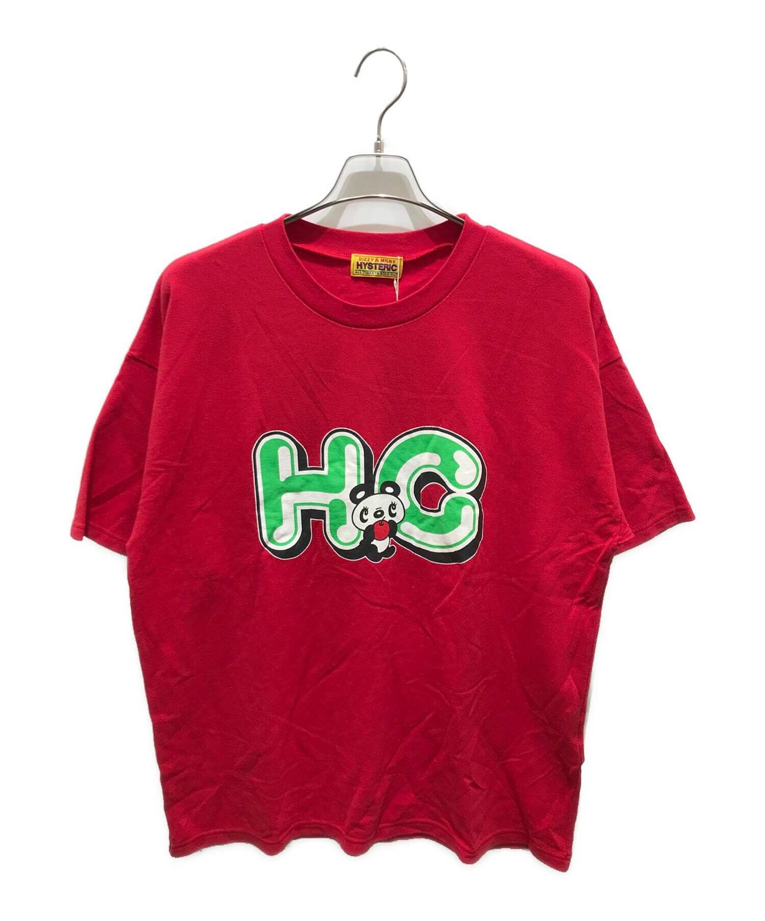 HYSTERIC GLAMOUR - HG APPLE PANDA オーバーサイズTシャツ 中古・古着通販】Hysteric Glamour (ヒステリックグラマー) HG APPLE