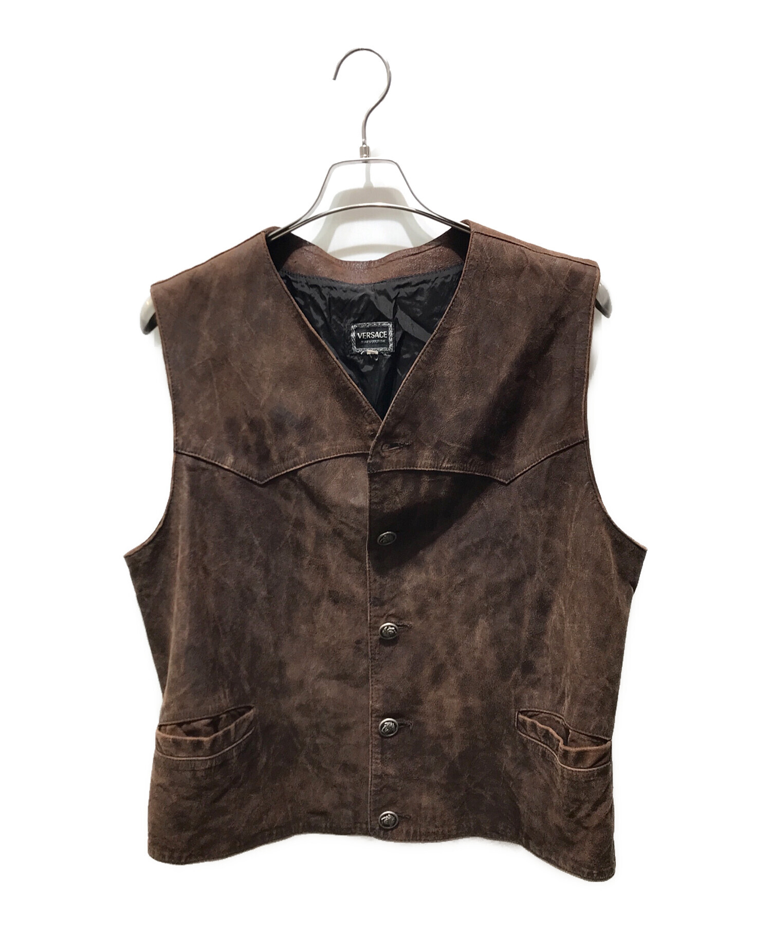 VERSACE*ヴェルサーチ ヴィンテージベスト ビスチェ 金ボタン