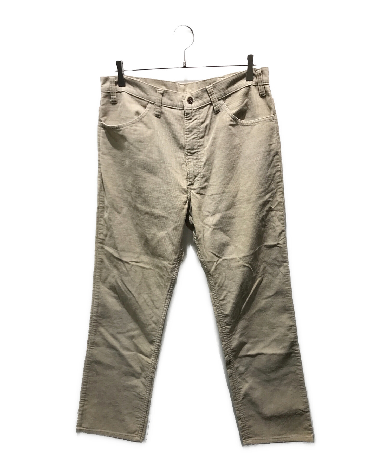 90s ポロラルフローレン 38x32 ANDREW 太畝コーデュロイパンツ 紺 90