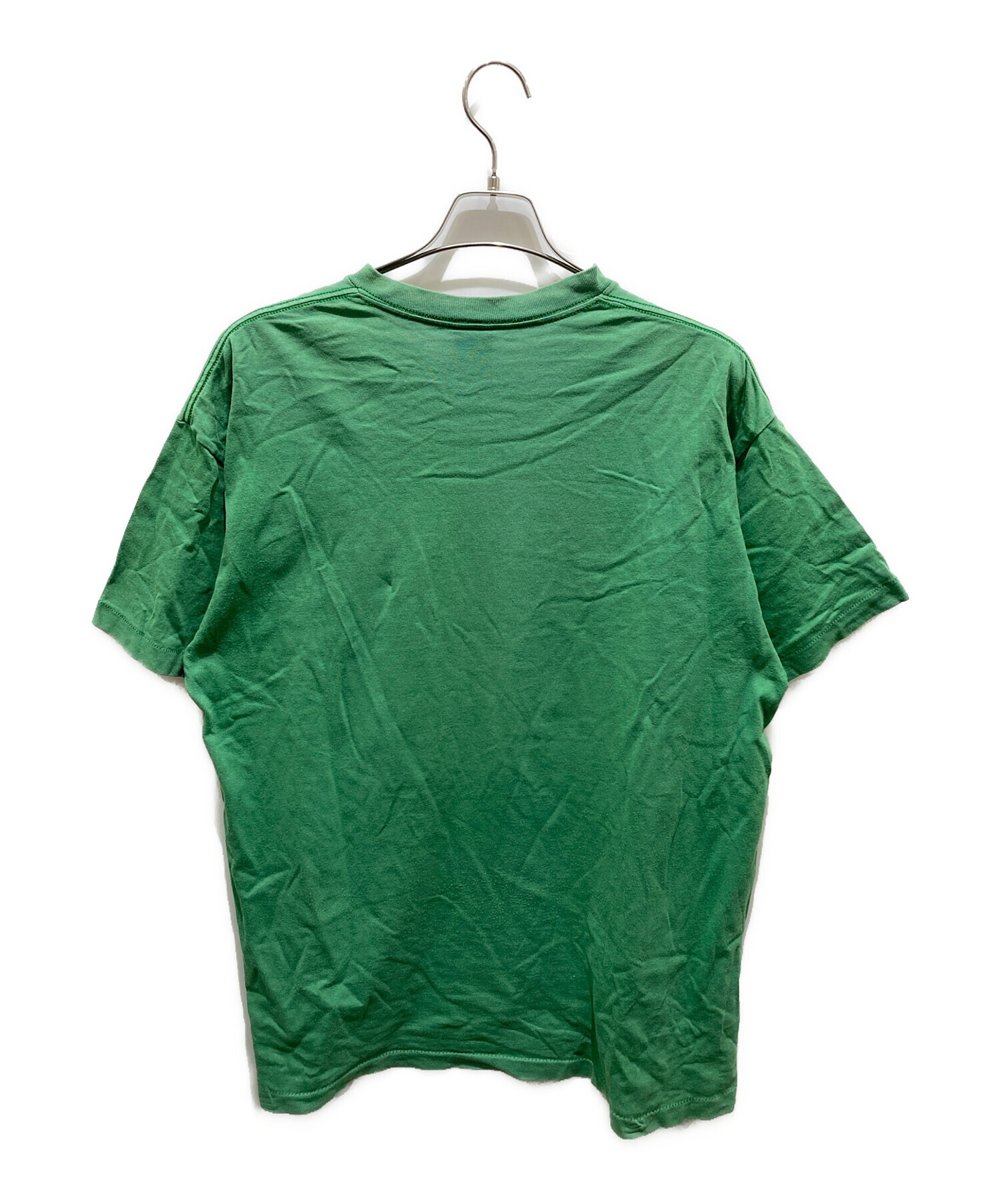 【USA製】OLD STUSSY Tシャツ　Apple パロディ　銀タグ 緑　M 中古・古着通販】OLD STUSSY (オールドステューシー) プリントTシャツ