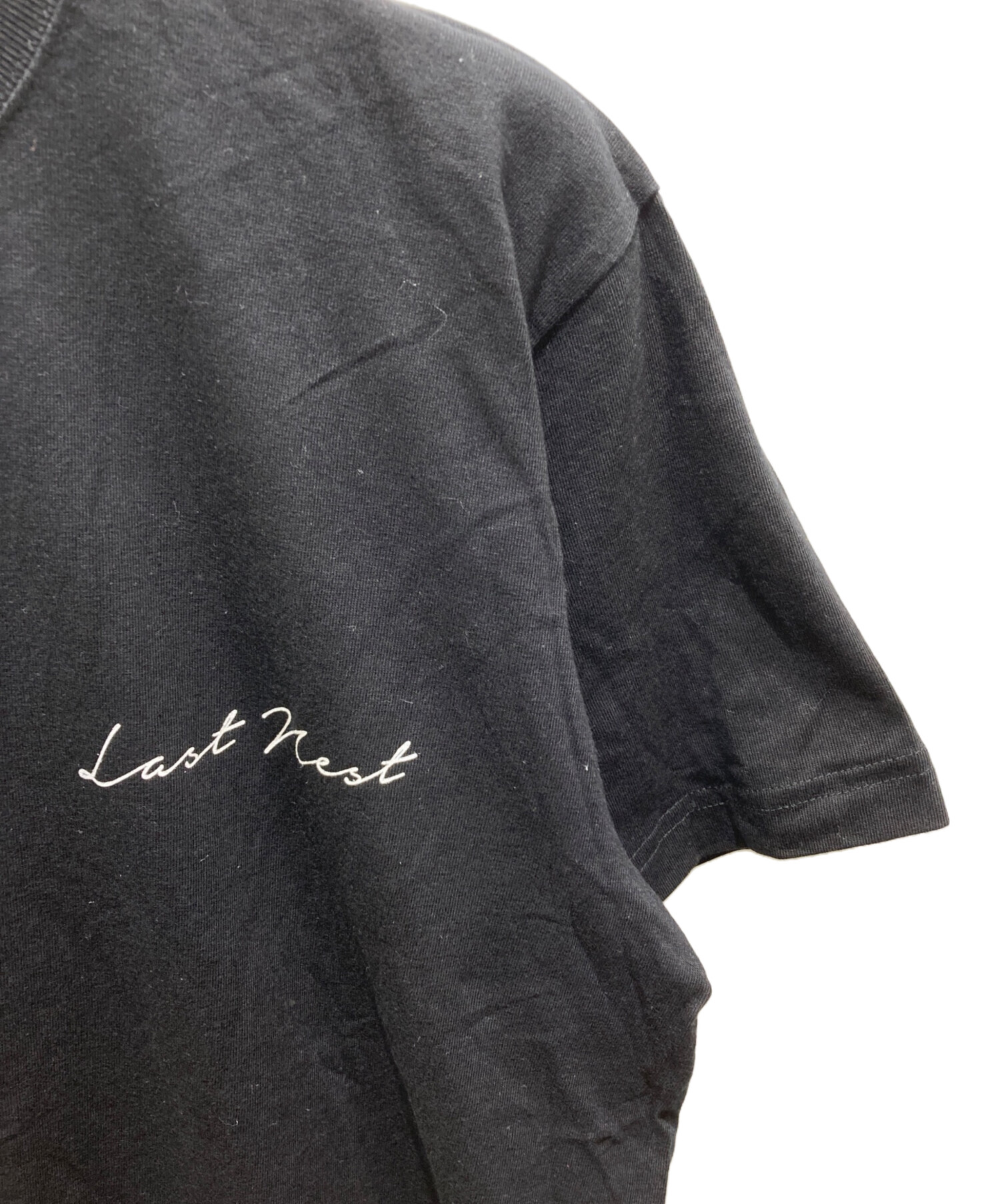 中古・古着通販】LAST NEST (ラストネスト) 半袖Tシャツ ブラック 