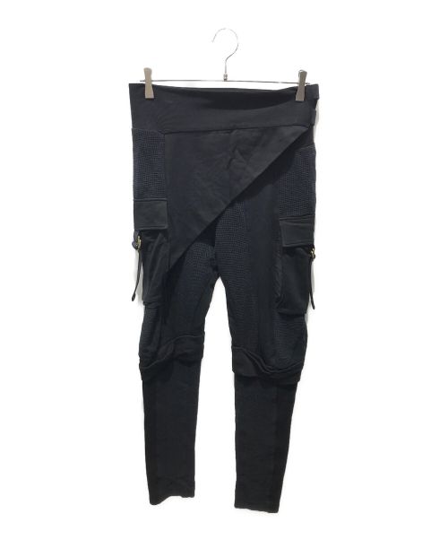 BALMAIN バルマン スウェットパンツ メンズ 【古着】【中古】 中古・古着通販】BALMAIN (バルマン) スウェットカーゴパンツ ブラック