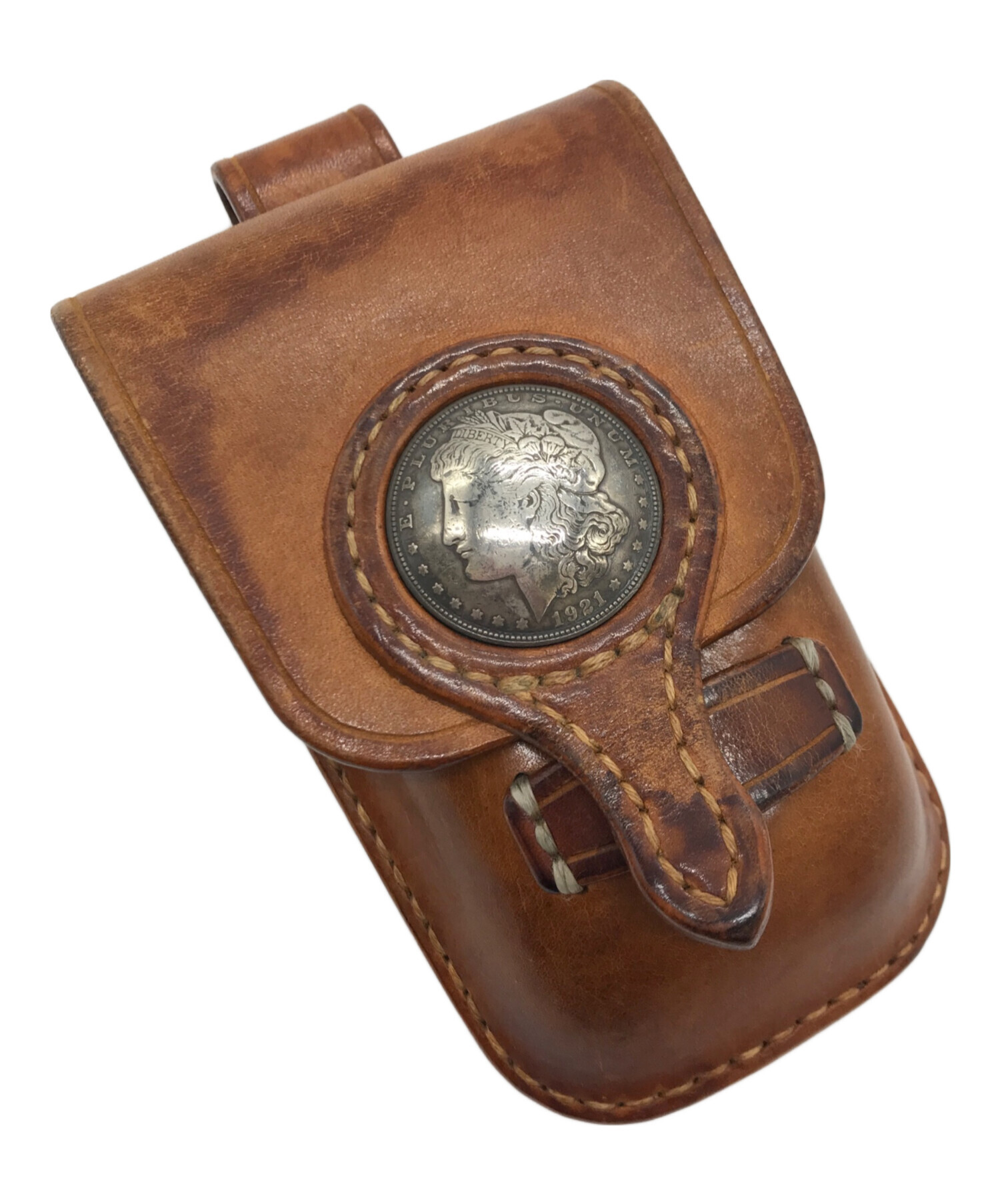 中古・古着通販】OLD COIN COMPANY SPIRITUS (オールドコインカンパニースピリタス) コンチョポーチ  ベージュ｜ブランド・古着通販 トレファク公式【TREFAC FASHION】スマホサイト