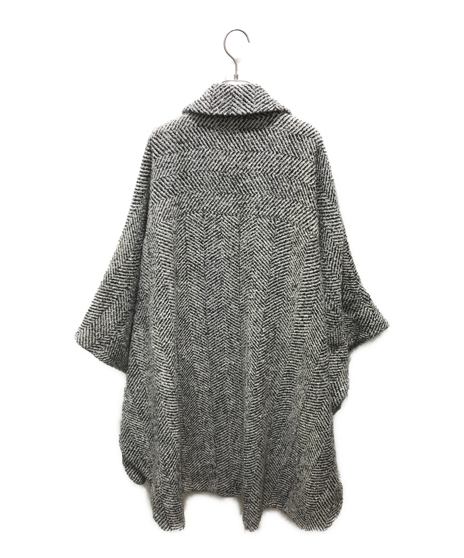 106y*美品 ミラオーウェン ビッグカラーケープ リバー コート Mila