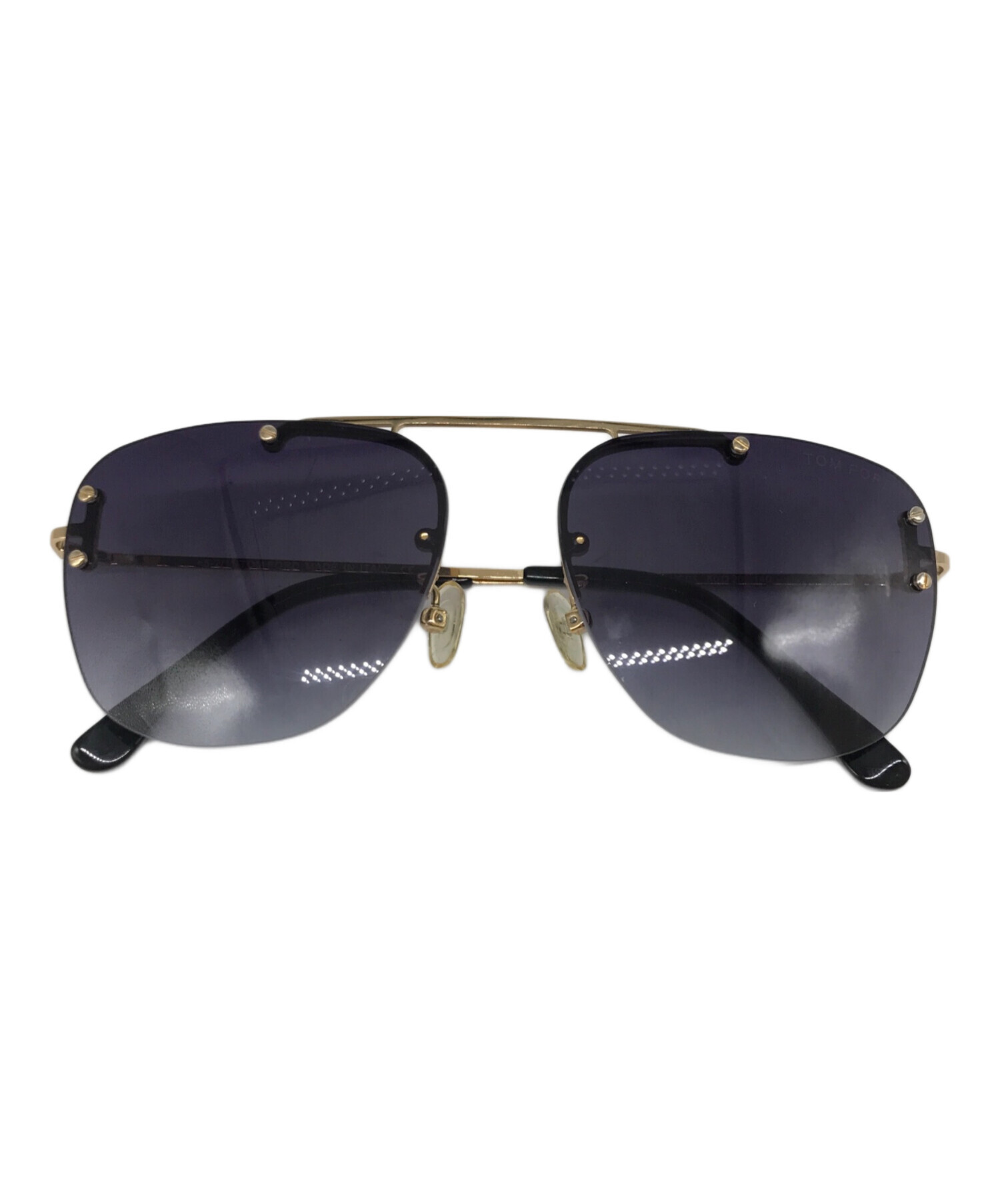 TOM FORD トムフォード TF0638 C01 サングラス 中古・古着通販】TOM FORD (トムフォード) ティアドロップサングラス