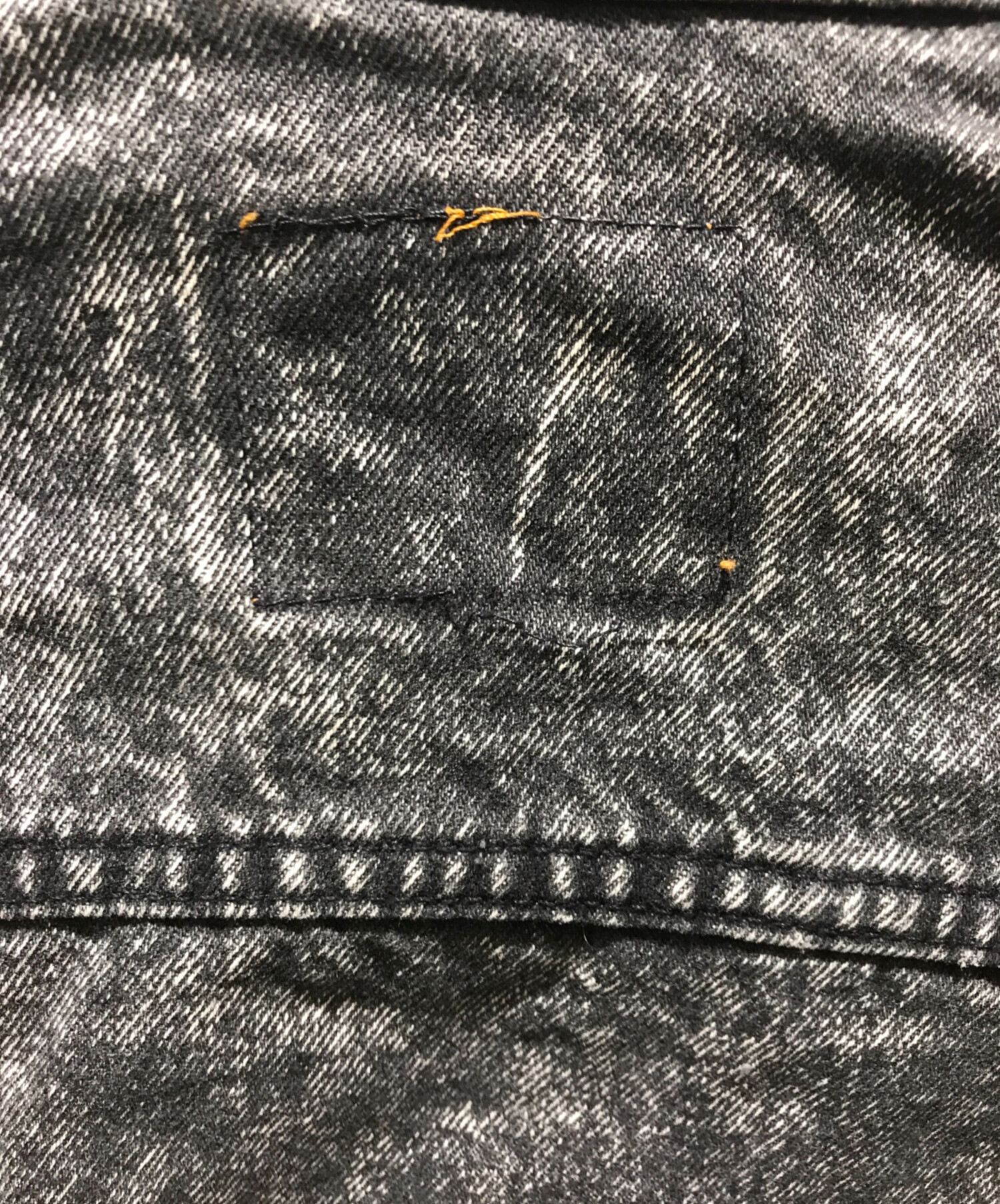 中古・古着通販】LEVI'S (リーバイス) Black Denim Jacket 57508-0256