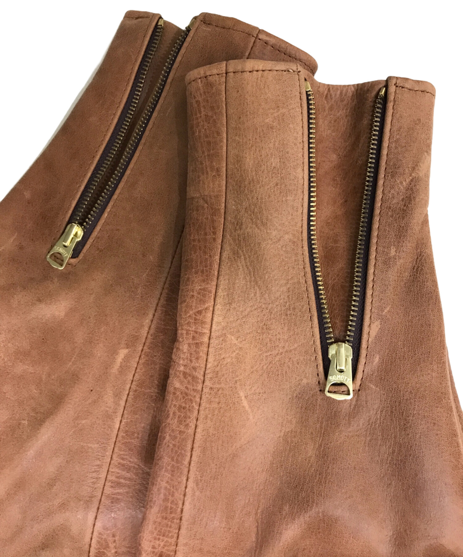 中古・古着通販】Schott (ショット) ライナー付シングルライダース 