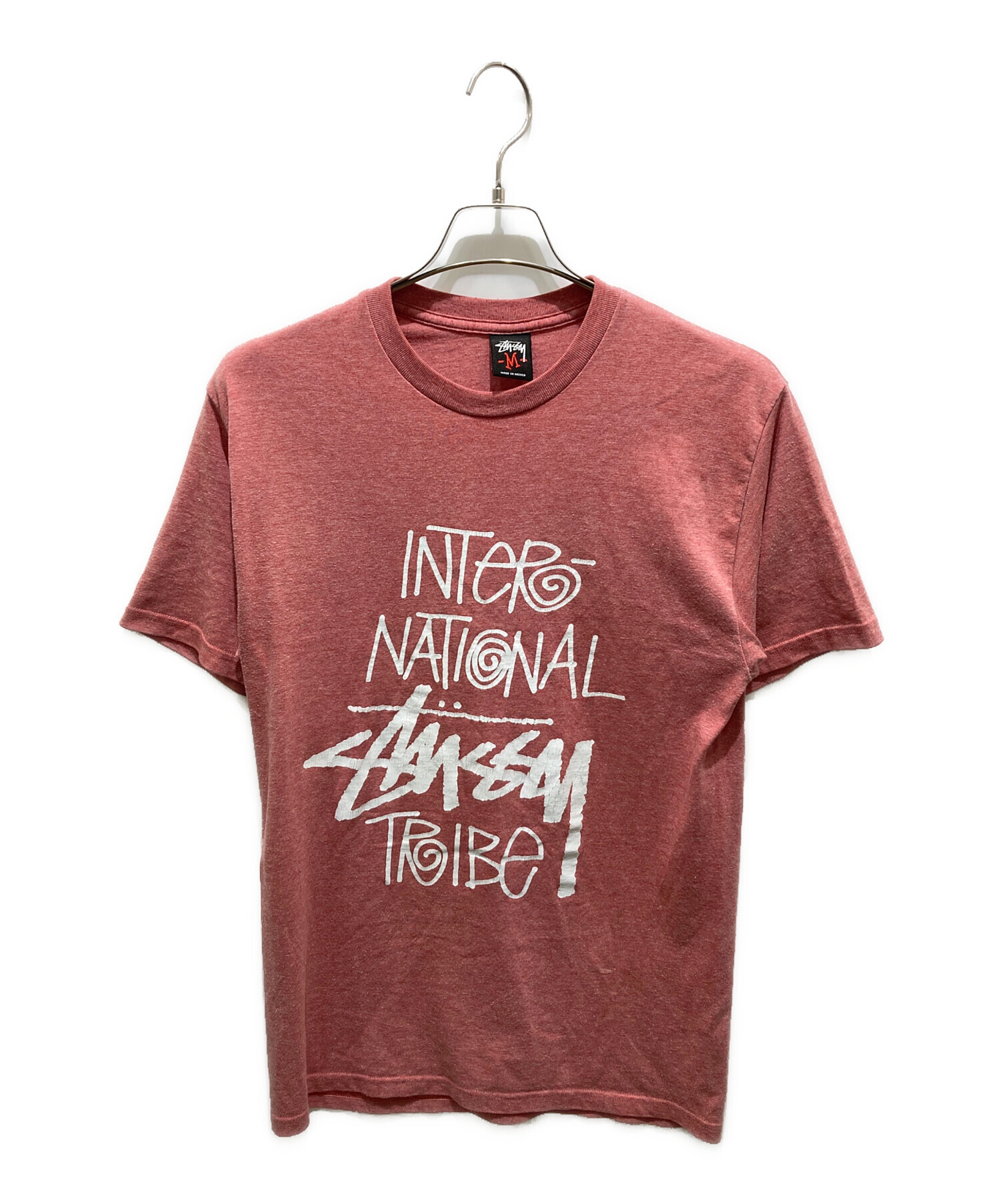 中古・古着通販】stussy (ステューシー) プリントTシャツ 00s ピンク 