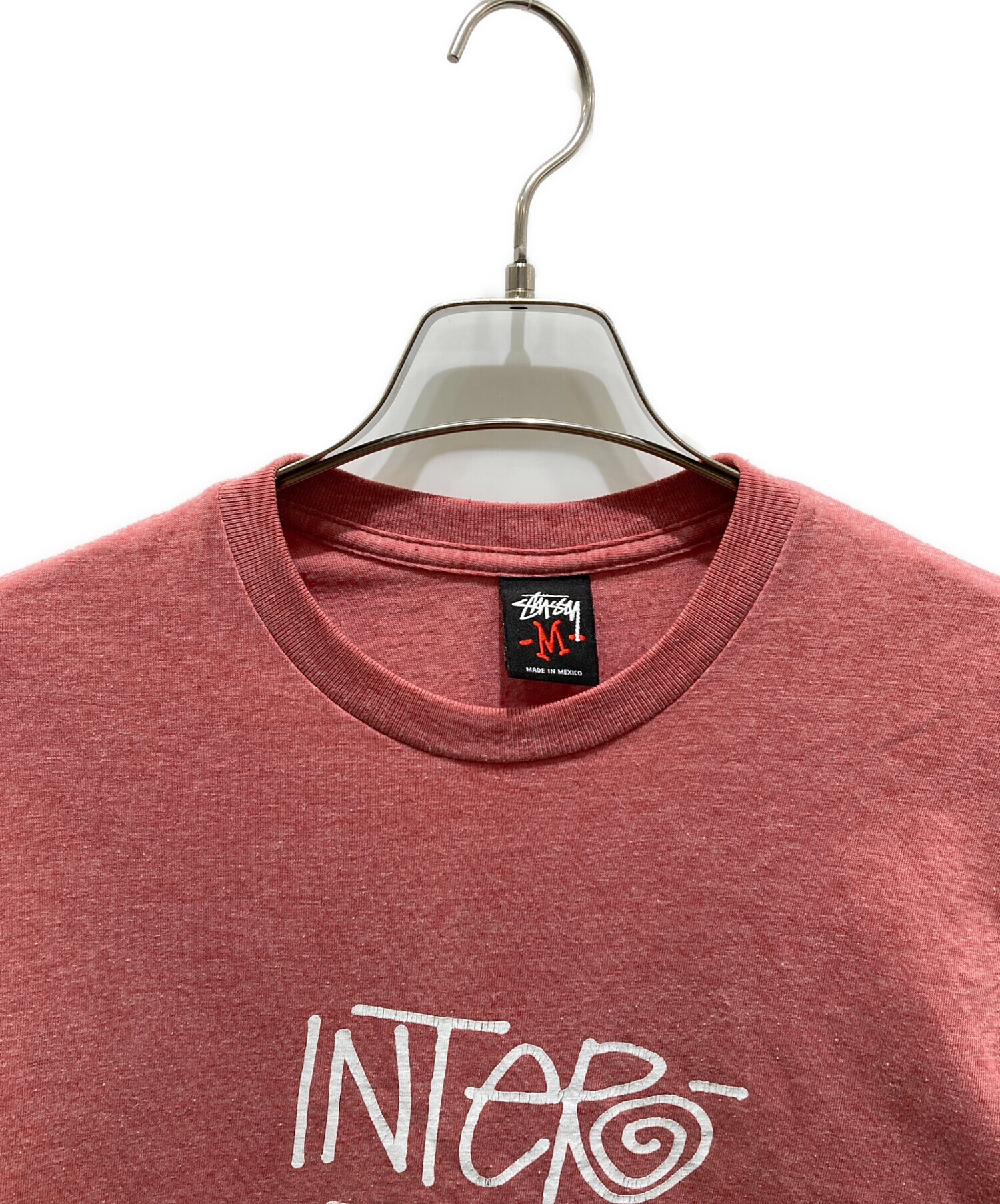 中古・古着通販】stussy (ステューシー) プリントTシャツ 00s ピンク 
