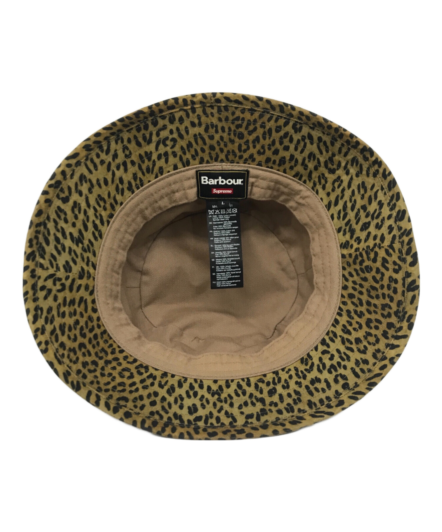 supreme Barbour レオパード バケットハット バブアー Supreme