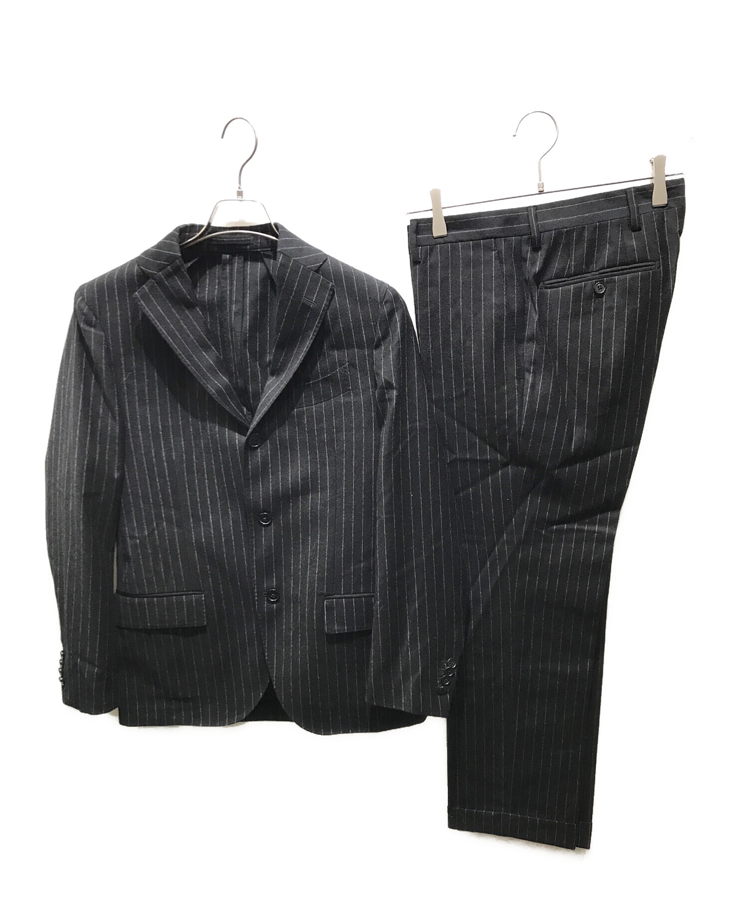 美品 LARDINI ラルディーニ セットアップ スーツ メンズ サイズ46 中古・古着通販】LARDINI (ラルディーニ) セットアップスーツ JH801AQ