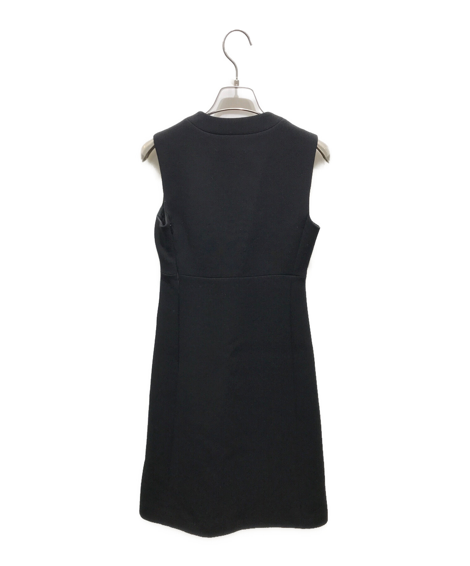 中古・古着通販】PRADA (プラダ) ウールノースリーブワンピース