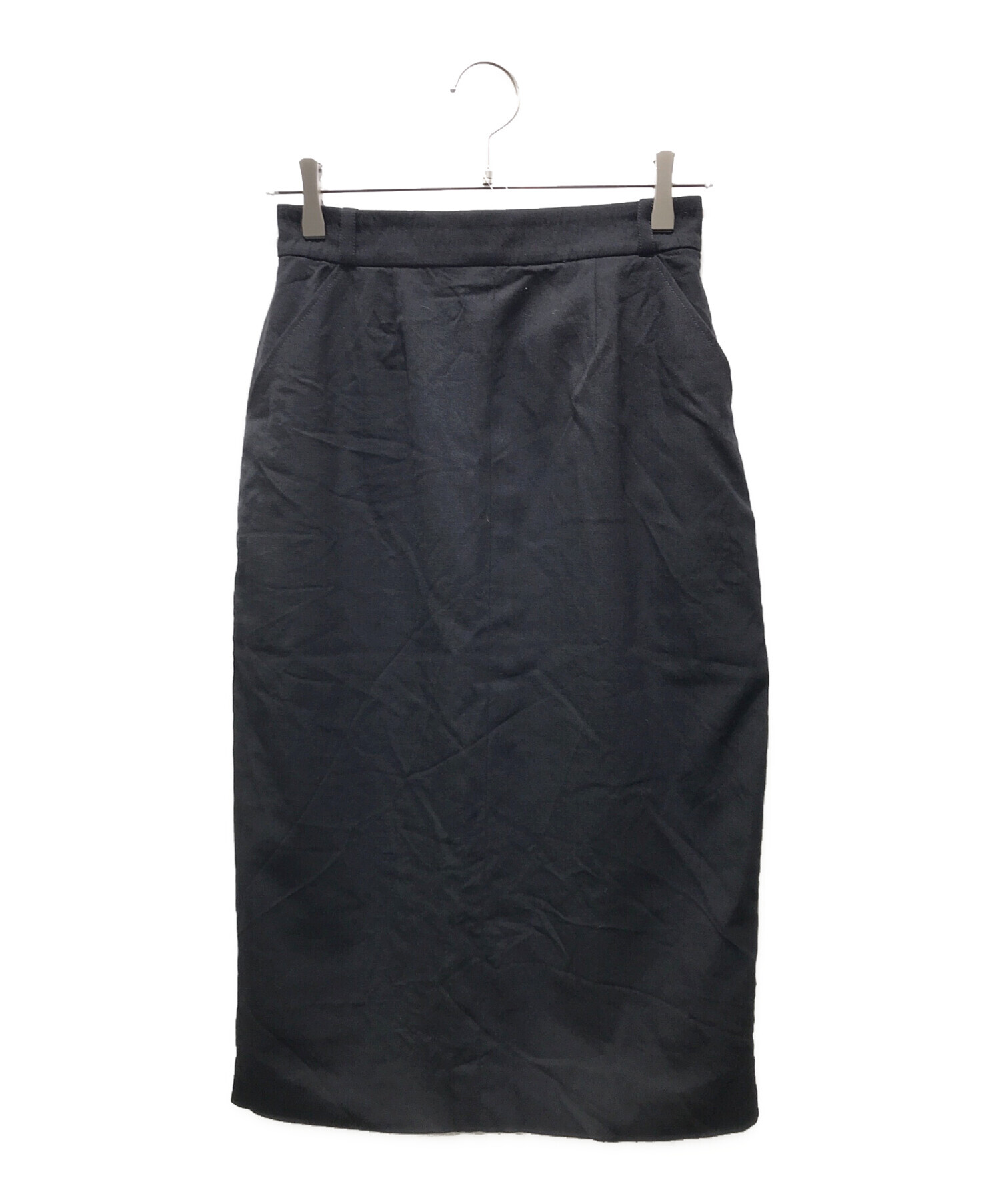 中古・古着通販】CHANEL (シャネル) ココボタンウールスカート サイズ