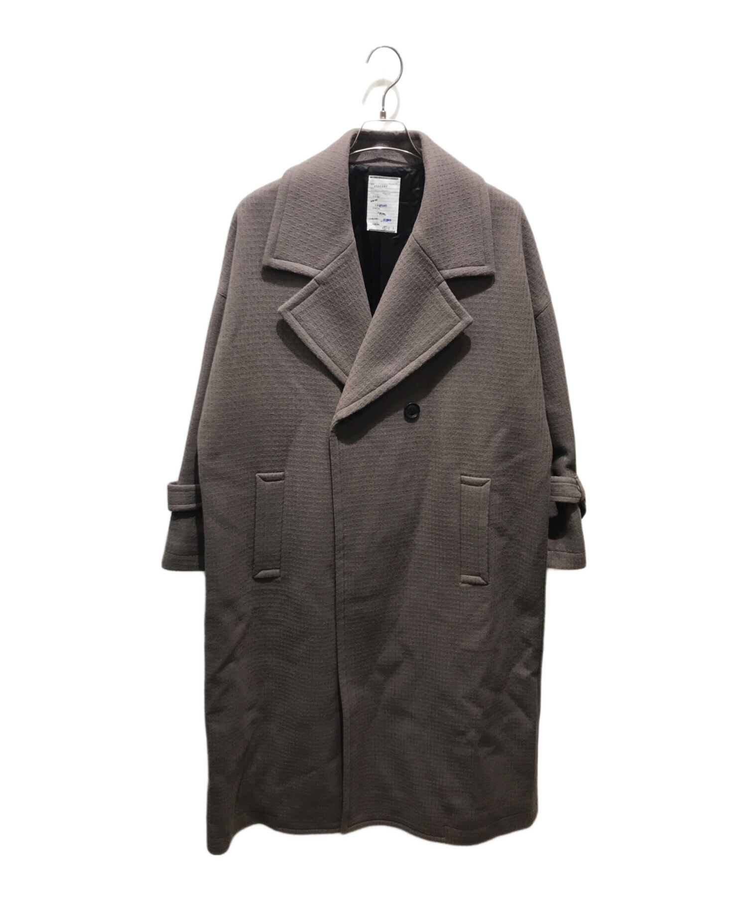 SHAREEF CASHMERE MELTON LONG COAT SHAREEF CASHMERE MELTON LONG