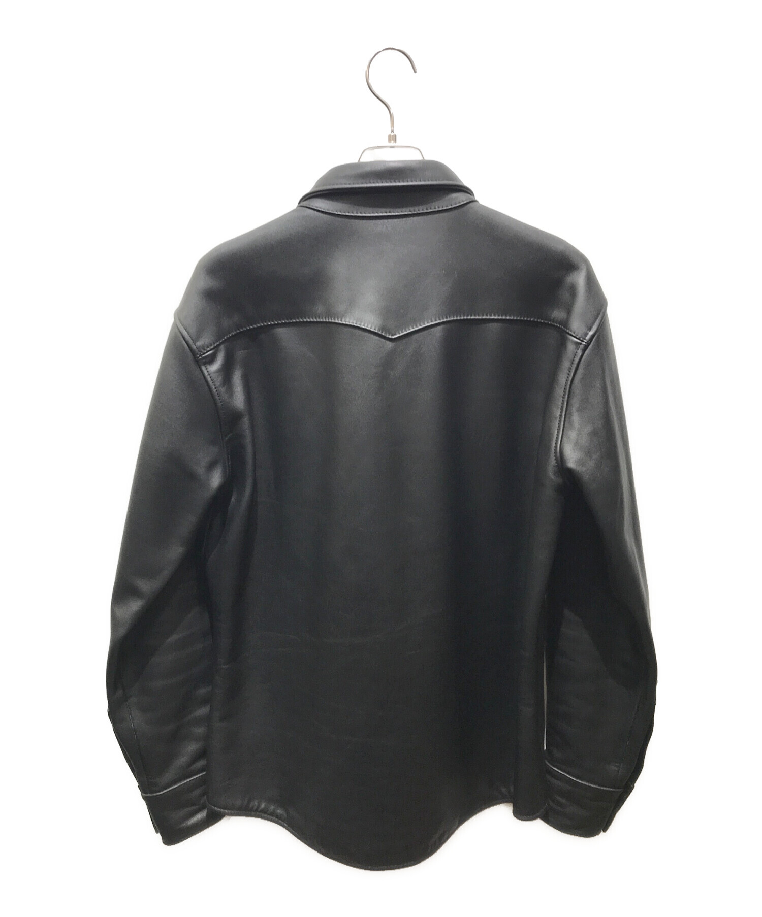 中古・古着通販】KADOYA (カドヤ) レザージャケット ブラック サイズ