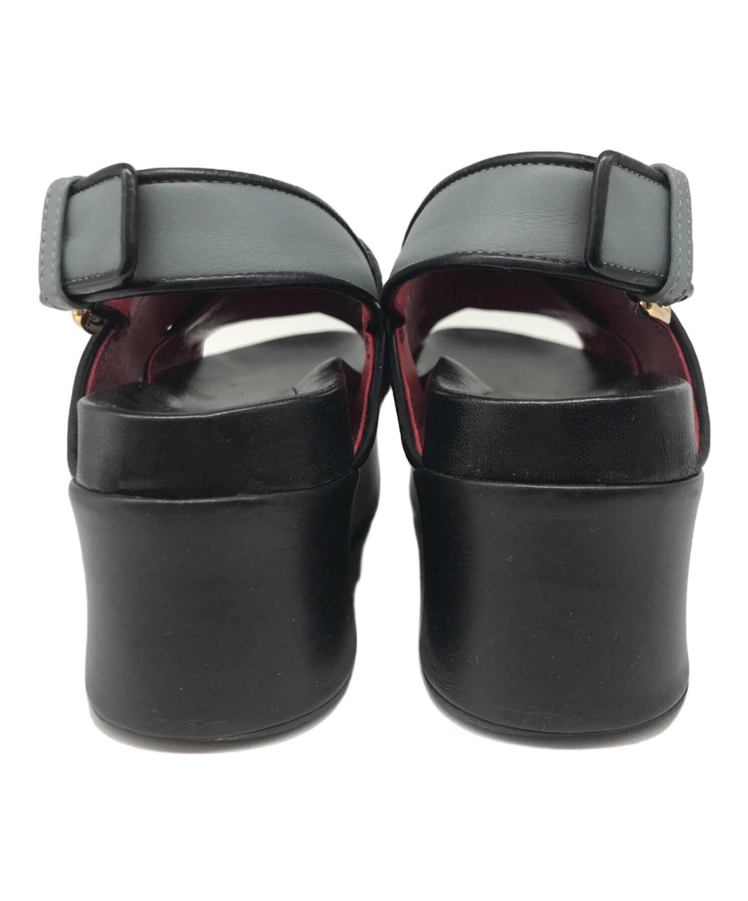 MARNI 厚底サンダル 36 中古・古着通販】MARNI (マルニ) 厚底サンダル グリーン サイズ:36