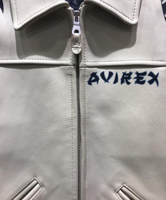 中古・古着通販】AVIREX (アヴィレックス) レザートラッカージャケット
