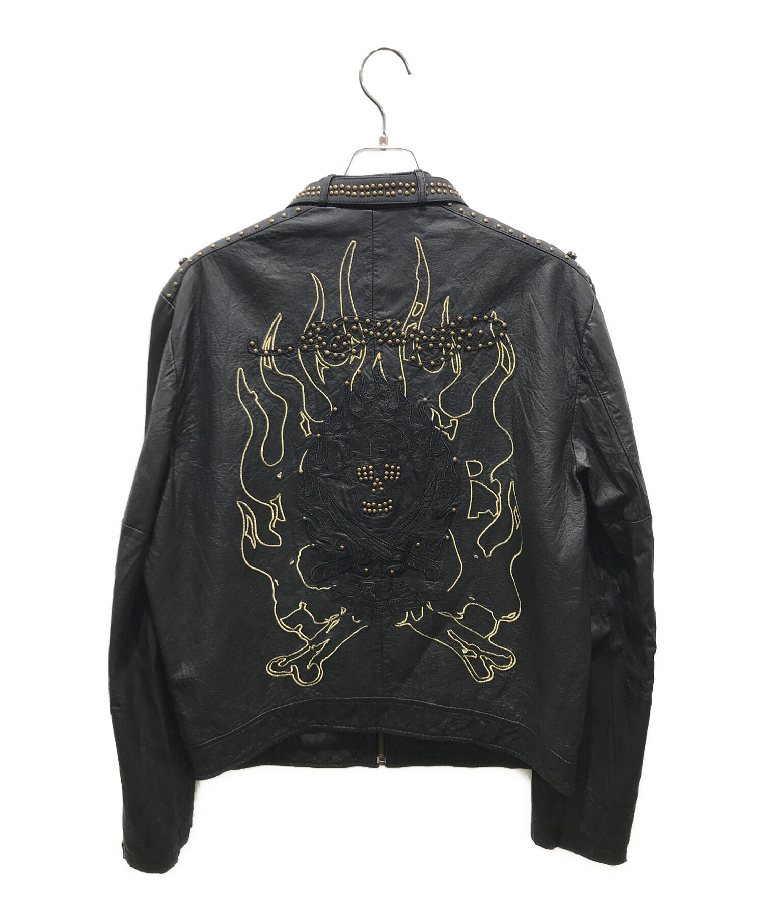 中古・古着通販】Ed Hardy (エド ハーディー) スタッズレザー