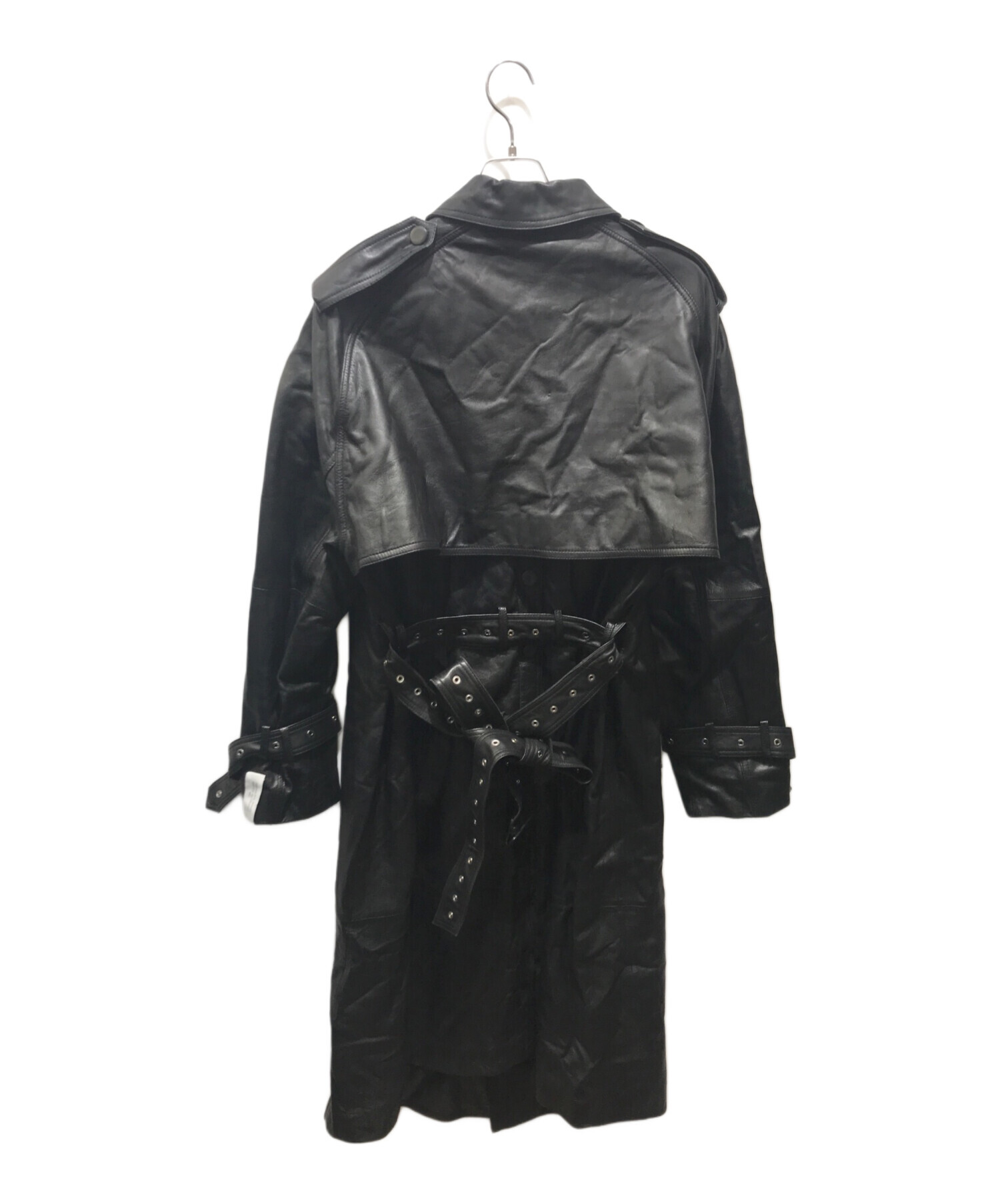 中古・古着通販】ROKH (ロク) H&M (エイチアンドエム) レザートレンチ