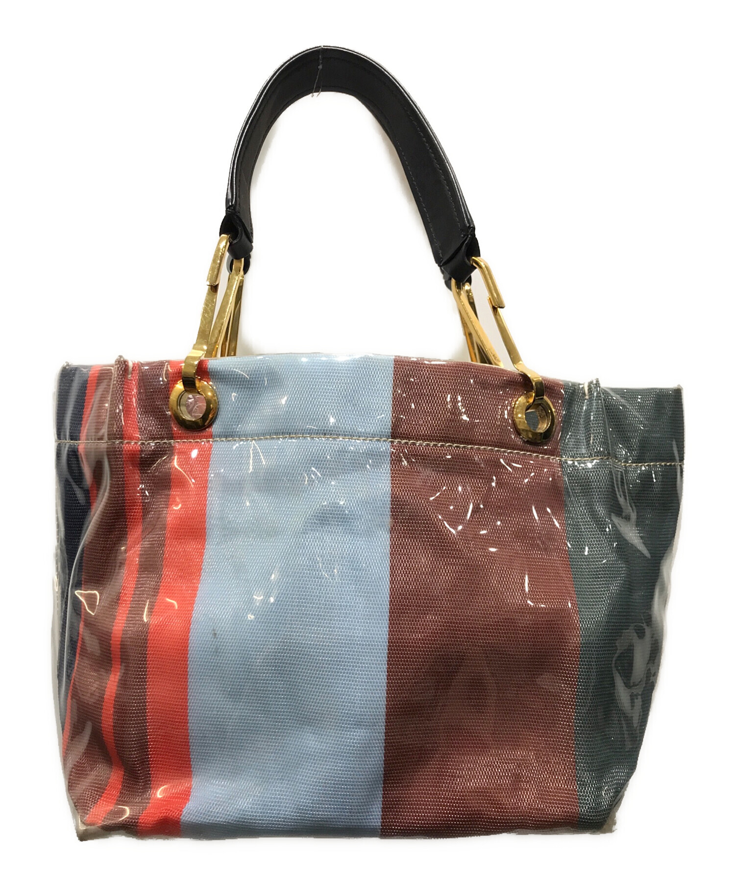 MARNI / ハンドバッグ/ポリエステル/BEG/総柄/BMMP0013Q1/GLOSSY GRIP 中古・古着通販】MARNI (マルニ) トートバッグ BMMP0013Q0 GLOSSY GRIP