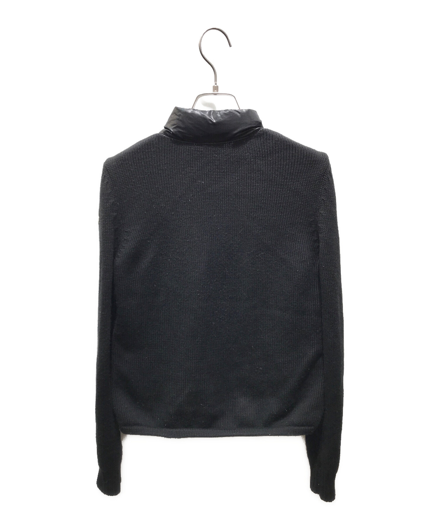 中古・古着通販】MONCLER (モンクレール) ニット切替ダウンジャケット