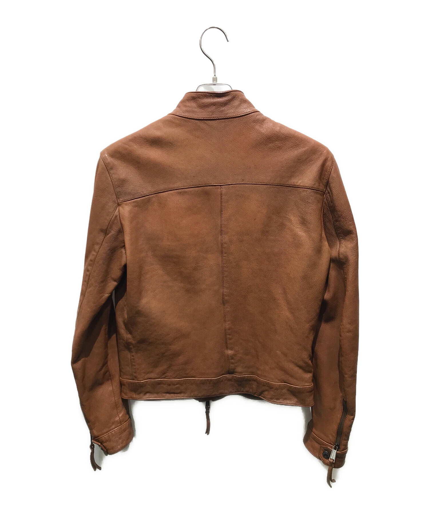 DSQUARED2 ブラウンレザージャケット 42 DSQUARED2 ブラウンレザージャケット 42