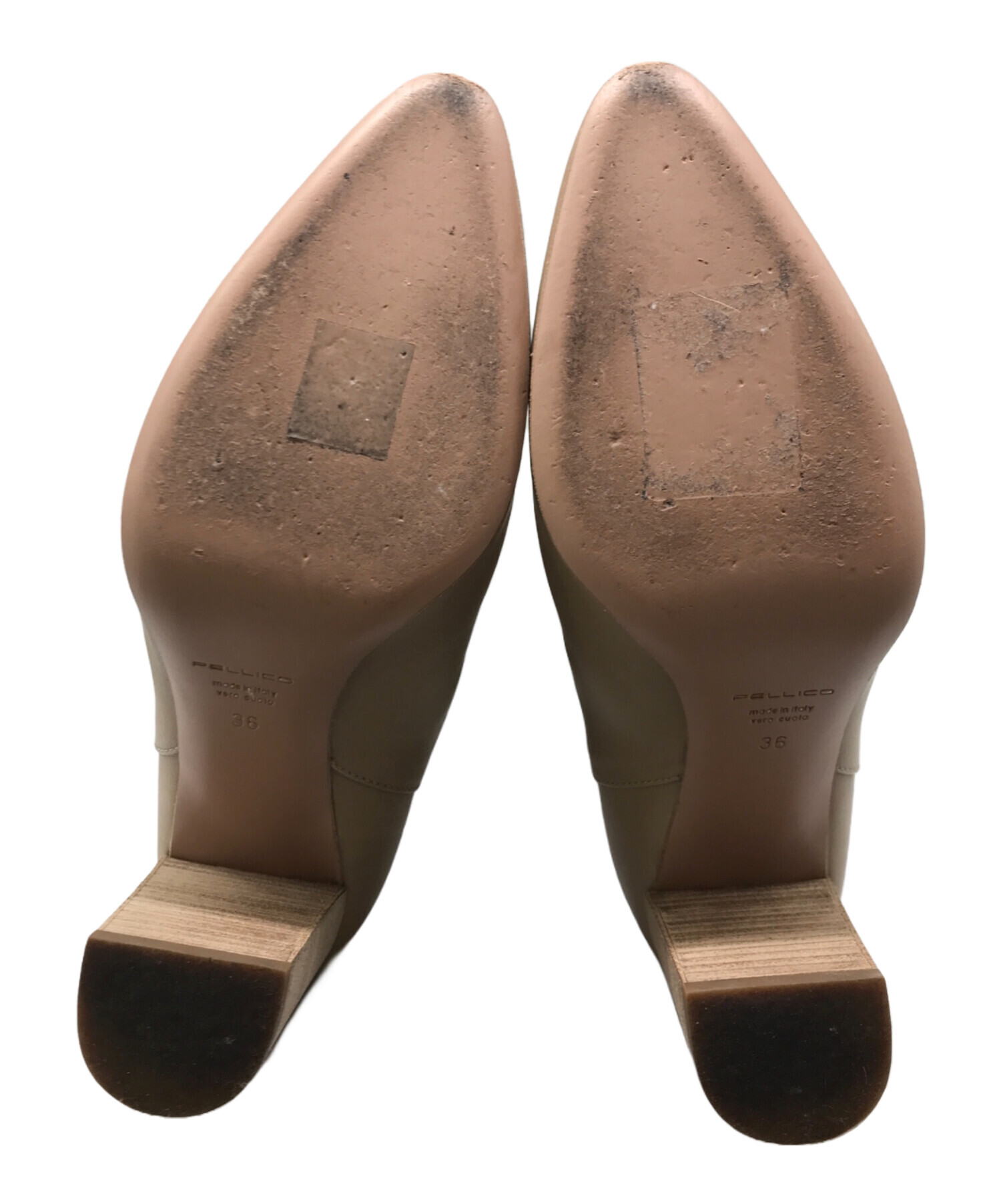 PELLICO ペリーコ DAMA ベージュ PELLICO ペリーコ DAMA ダマ ANELLI スエード パンプス - メルカリ