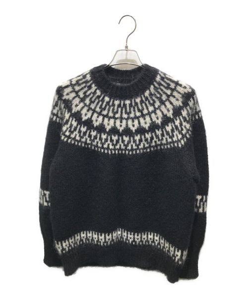 中古・古着通販】BATONER (バトナ―) モヘアノルディックセーターニット