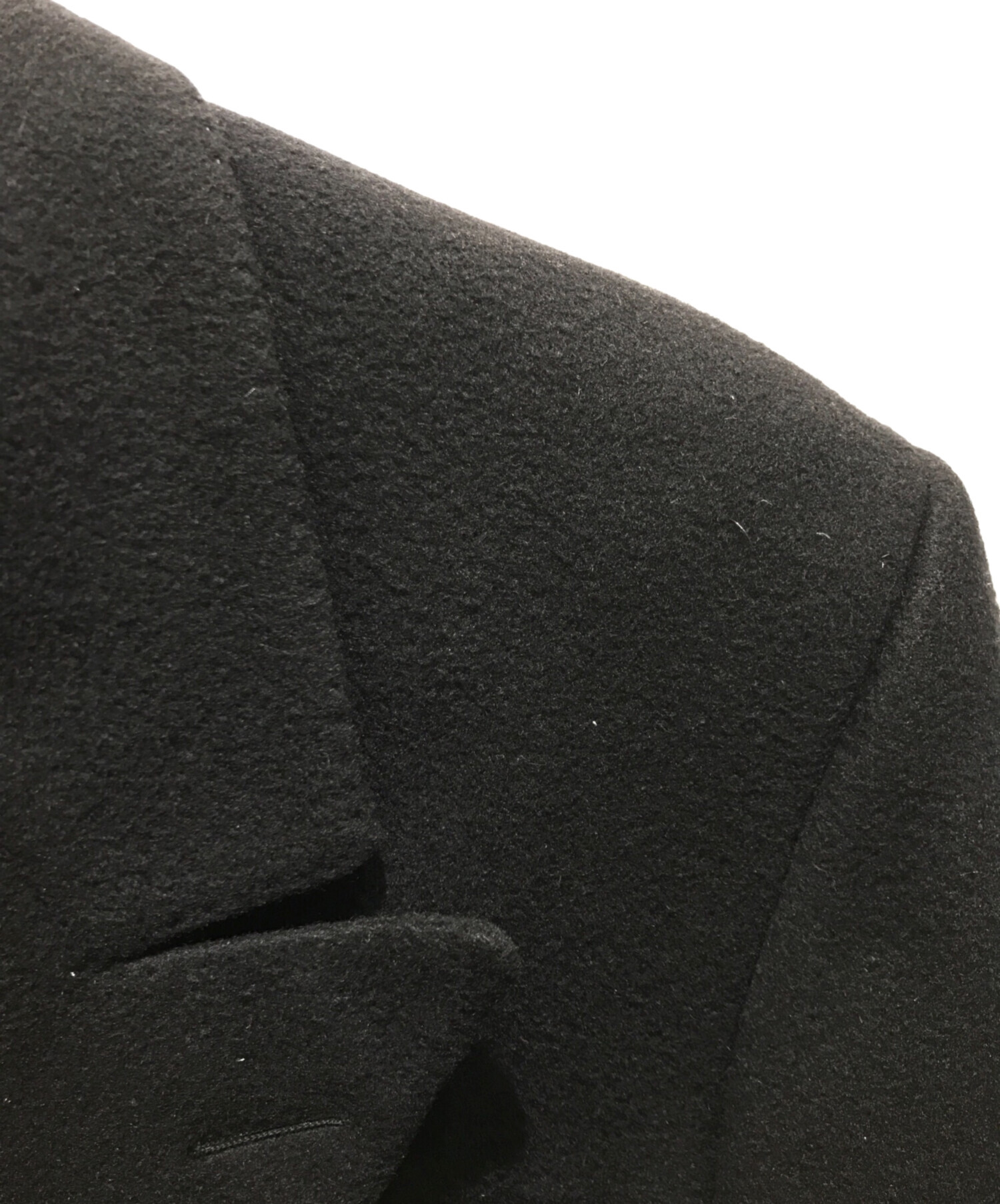 中古・古着通販】dunhill (ダンヒル) カシミヤダブルコート ブラック