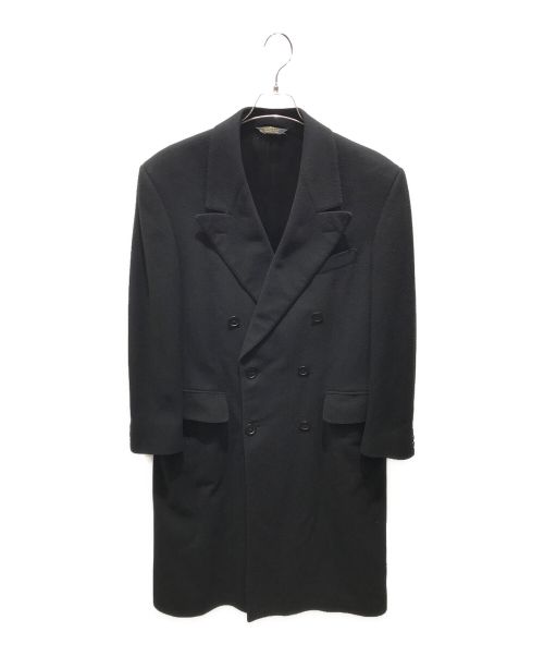 未使用級 dunhill ダンヒル ダッフルコート ウール カシミヤ 近年モデル 中古・古着通販】dunhill (ダンヒル) カシミヤダブルコート ブラック