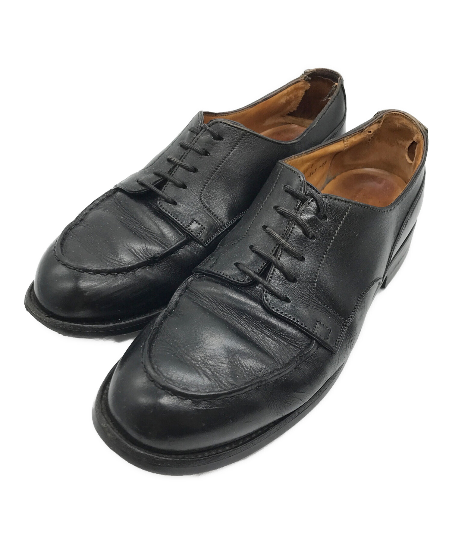 jmweston 641 ゴルフ　ヴィンテージ　8 1/2 E J.M.Weston 641 GOLF Black Box Calf Tan Russian Calf