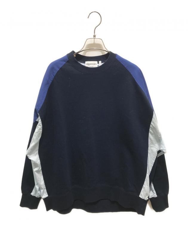 nagonstans nagonstans ナゴンスタンス スウェット切り替えシャツ M