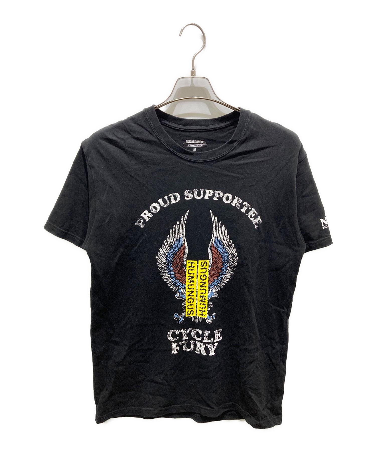 中古・古着通販】NEIGHBORHOOD (ネイバーフッド) 半袖Tシャツ ブラック 