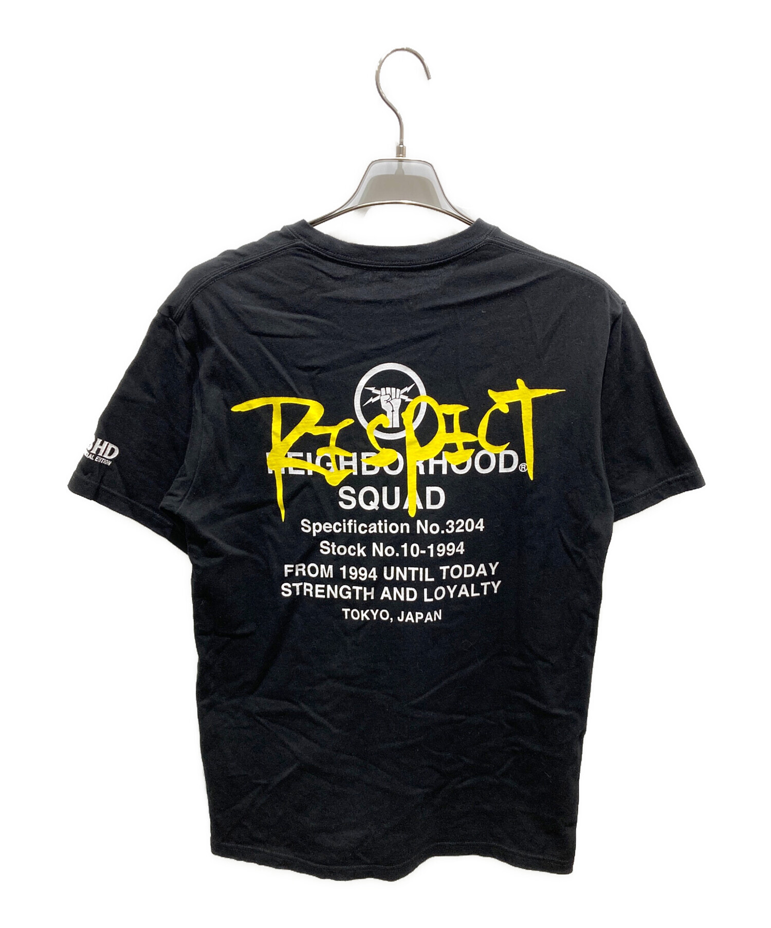 中古・古着通販】NEIGHBORHOOD (ネイバーフッド) 半袖Tシャツ ブラック 