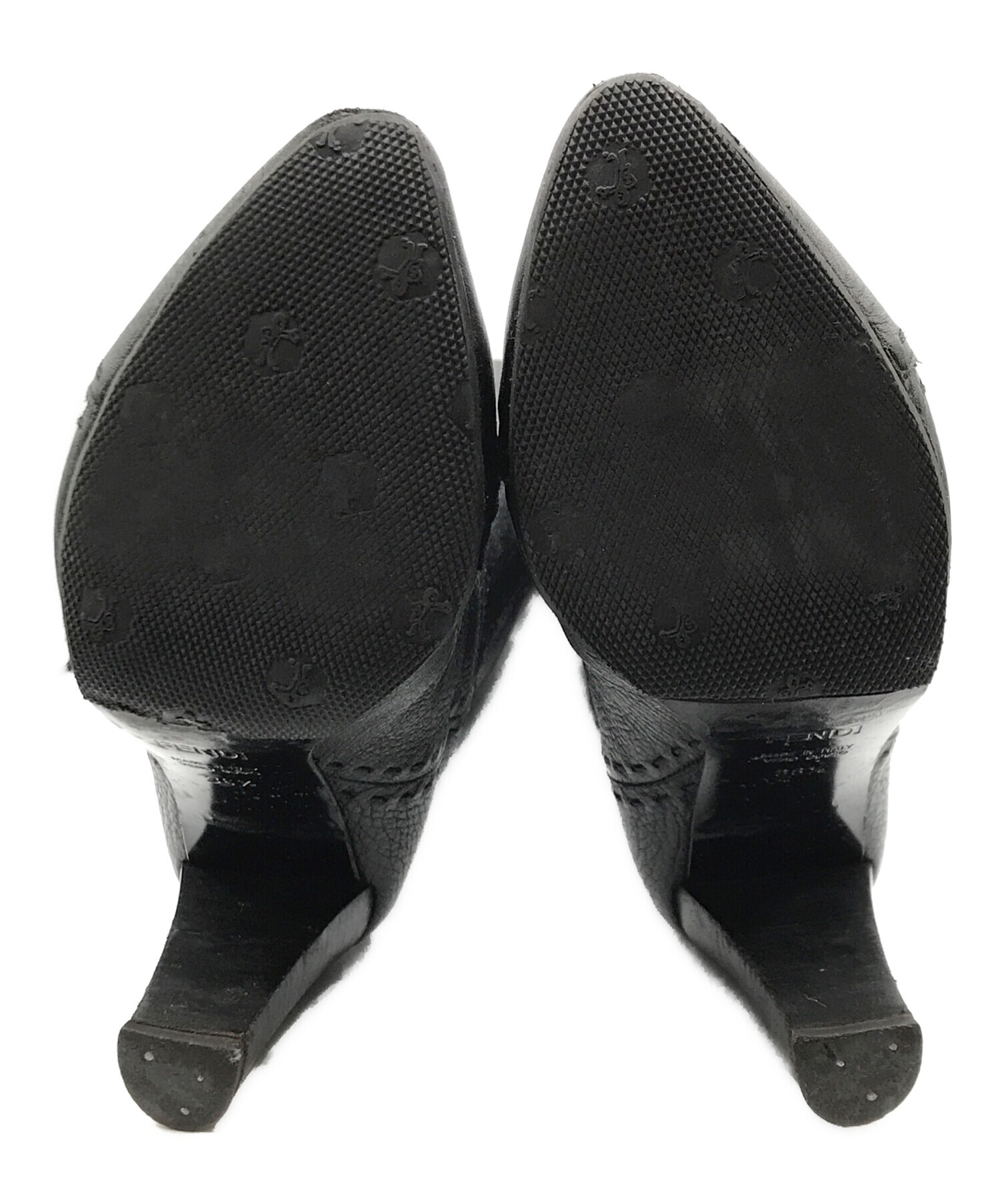 中古・古着通販】FENDI (フェンディ) ロングブーツ ブラック サイズ:36