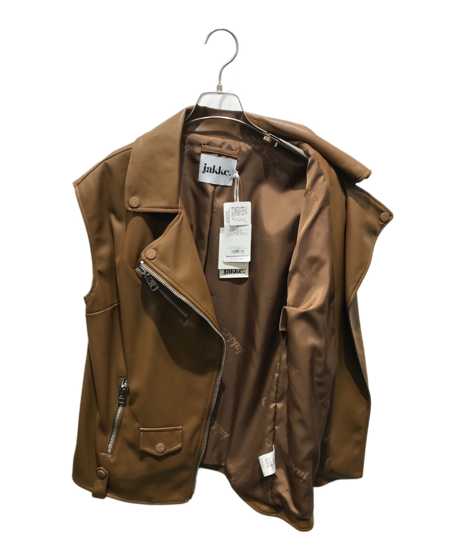 中古・古着通販】Jakke (ジャッキー) ライダースベスト J2219 中古・古着通販】Jakke (ジャッキー) ライダースベスト J2219